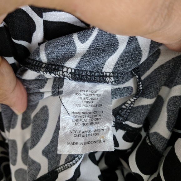 Animal Print Bodycon Cocktail Dress Size 4 - Picture 4 of 6